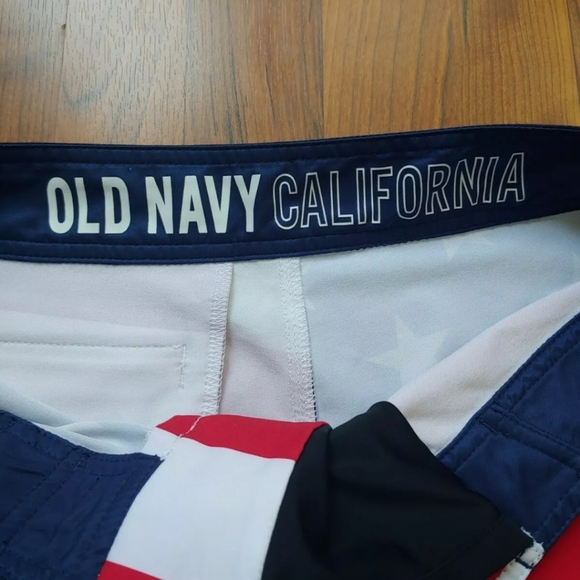 Men's USA America Flag Swim Trunk SurfBoard Shorts - Picture 5 of 6